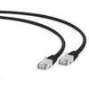 Image de Câble Réseau Rigide Ftp 6ème Catégorie Gembird Pp6a-lszhcu-bk-0.5m Noir 50 Cm
