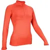 Image de T-shirt manches longues 1/4 zip femme Avento Orange 33VG-KOR