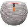 Image de Pot À Fleurs Nature Rib Rond 40 X 32 Cm Ivoire Kofi270 Capi