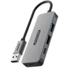 Image de Sitecom Cn-5007 Hub & Concentrateur Usb 3.2 Gen 1 (3.1 Gen 1) Type-a 5000 Mbit/s Noir, Gris