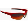 Image de Lunettes BBB Impress rouge avec verres miroirs orange