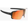 Image de Lunettes BBB Chester noir avec verres miroirs orange