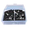 Image de Plaquettes V-frein - 72 x 15 mm - Acier - Noir - Compatible V Brake