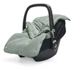 Image de Chanceliere Jollein - 025-811-65371 - Chanceliere tricotee pour siege bebe stonegreen 82 x 42 cm