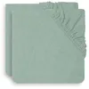 Image de Housse matelas à langer Éponge 50x70cm Vert Poudré (2 pcs) par Jollein