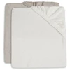 Image de Housse Matelas À Langer Éponge 50x70cm Ivory/nougat (2pack)