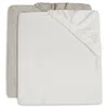 Image de Housse Matelas à Langer Éponge 50x70cm Ivory/Nougat (2pack)