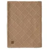 Image de Couverture 100x150cm Check Knit - Biscuit/teddy Fleece