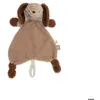 Image de JOLLEIN - Attache sucette Diego Animal Friends Marron