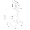 Image de Newstar Mobile Floor Stand Plasmam1800e