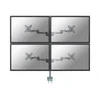 Image de Neomounts FPMA-D935D4 kit de montage - pleine action - pour 4 ecrans LCD - argent