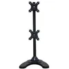 Image de Support de bureau pour 2 écrans plats NEWSTAR FPMA-D700DDV - Inclinable pivotant et rotatif - Noir