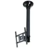 Image de Support plafond écrans plat FPMA-C200BLACK NewStar - Inclinable et pivotant - 10-40 pouces - Noir