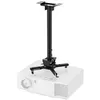 Image de Neomounts CL25-540BL1 Support plafond pour projecteur support de plafond réglable en hauteur rotatif inclinable mob