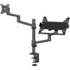 Image de Neomounts By Newstar Ds20-425bl2 Support De Livres Notebook Et Bras Pour Écran Noir 43,9 Cm (17.3")