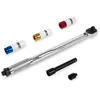 Image de Clé dynamométrique ½'' VONROC - 470mm - 28-210Nm - Set de 3 douilles raccord et rallonge inclus