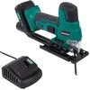 Image de Set Scie sauteuse VPower 20V   Poignée canon ergonomique   Vitesse et angle ajustable   2 lames de scie  Batterie 2.0Ah et chargeur