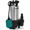 Image de Pompe submersible 1100W en acier inoxydable   20000 l-h   Eaux usées et claires- Avec interrupteur de flotteur