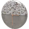 Image de NeXtime - Horloge murale - Ø 32 cm - Béton / Terrazzo - Gris - Conrazzo