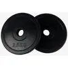 Image de Disques Tunturi Rubber 2,5 kg noir (paire)