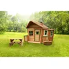 Image de Maisonnette en bois AXI Lisa pour enfants Maison de jeux pour lextérieur / jardin en marron & vert