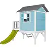 Image de Axi Lodge Xl Playhouse Caribbean Blue - Lime Green Slide