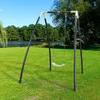 Image de Balançoire Métal 210x140x217 Cm Noir Axi