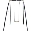 Image de AXI Portique en Metal - Balançoires Enfant Balançoire anthracite / crème pour Enfants pour l’extérieur / le jardin