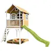 Image de Maisonnette Sur Pilotis Axi_house Classic Sarah Toboggan 228cm Bac À Sable 300kg Multicolor Bois