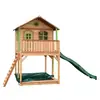 Image de Axi Classic Andy Maisonnette, Marron/vert - Toboggan Vert