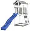 Image de Aire de jeux beach tower griseblanche - toboggan bleu