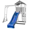Image de Axi Beach Tower Et Structure De Jeu, Gris/blanc - Toboggan Bleu