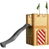 Image de Maison Enfant - AXI - Arthur - Toboggan Gris - Bois FSC - 110x319x195cm