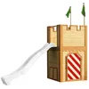 Image de Axi Arthur Playhouse Brown/red - Toboggan Blanc