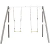 Image de Axi Portique Balançoire En Bois Double Gris/blanc