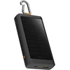 Image de Powerbank Solaire Go2 10000mah Port Usb Et Usb-c 15w Avec Panneau 1w Noir Xtorm