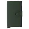 Image de Porte-cartes Miniwallet Matte anti-RFID 10.2 cm Green-Black