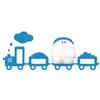 Image de Lampe murale - Philips - myKidsRoom Buddy Train - Couleur bleue - 1 ampoule - Intérieur