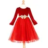 Image de Robe Souza_for_kids Amarilla 5 Ans 110-122 Cm Rouge Velours