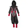 Image de Costume Ninja Souza_for_kids 8-10ans Noir Rouge Autres