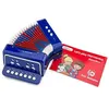 Image de Instrument à Vent - NEW CLASSIC TOYS - Accordéon Bleu - Pour Débutants