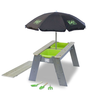 Image de Aksent Table Bac A Sable Et A Eau L + Parasol + Outils De Jardin