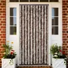 Image de vidaXL Moustiquaire Beige et marron clair 90x220 cm Chenille 240571
