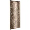 Image de Moustiquaire Beige Et Marron Clair 100x220 Cm Chenille Vidaxl
