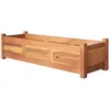 Image de vidaXL Lit surélevé de jardin Bois dacacia 100x30x25 cm