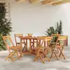 Image de Table De Jardin 130x90x72 Cm Bois D'acacia Massif Vidaxl