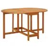 Image de vidaXL Table de jardin 130x90x72 cm Bois dacacia massif