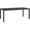 Image de Table de jardin - vidaXL - 185 x 90 x 74 cm - Aluminium - WPC - Résistant aux intempéries