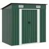 Image de Abri De Jardin Métal Vert Vidaxl