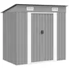 Image de Abri De Jardin Métal Gris Vidaxl